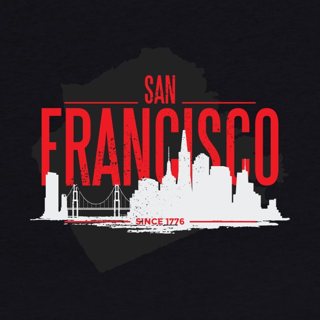 San Francisco Skyline Desing by LR_Collections